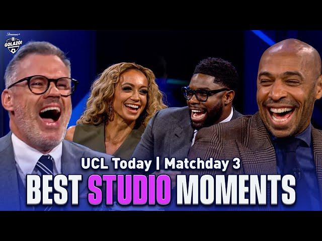 The FUNNIEST moments from UCL Today's MD3 coverage! | Richards, Henry, Kate & Carragher | CBS Sports