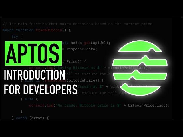 Introduction to Aptos For Blockchain developers