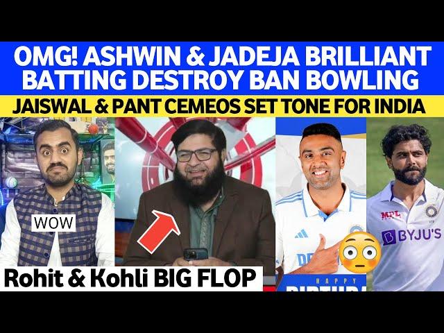 OMG! Ashwin & Jadeja HEROIC Batting Bamboozled Bangladesh | Jaiswal & Pant Cameos Rescue India