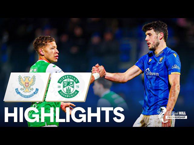 St Johnstone 1-1 Hibernian | Gayle Goal Denies 10-Man St Johnstone | William Hill Premiership