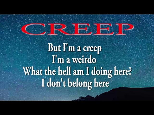 Creep male cover lyrics