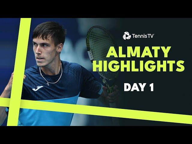 Coric Plays Marozsan; Engel & Marterer Also In Action | Almaty 2024 Highlights Day 1