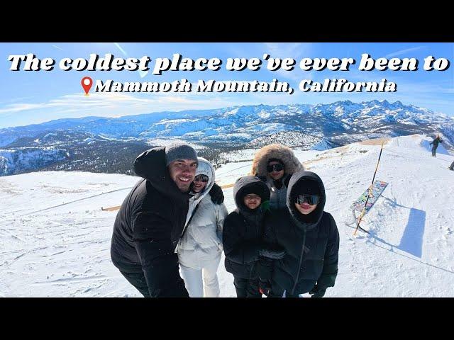 The coldest place we've ever been to, Mammoth Mountain, California!