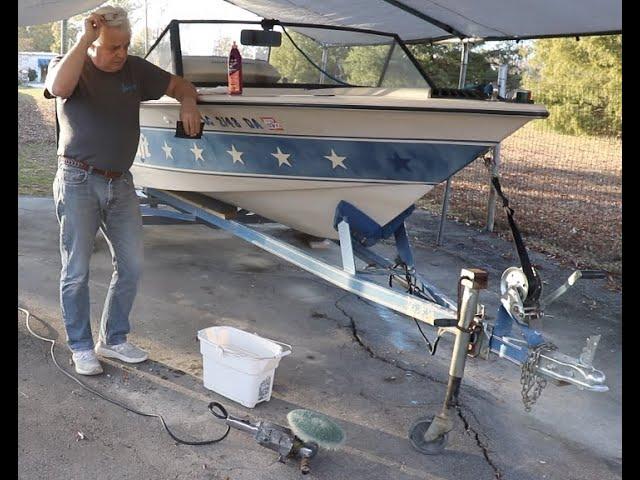 How to Buff and Restore the Gel Coat on a Boat with Compound