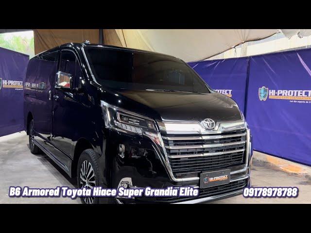 Toyota Hiace Super Grandia Elite Bulletproof by Hi-Protect Armored Cars Corporation