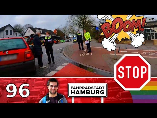 Radfahren in Hamburg (Teil 96) | Fahrrad Dashcam Hamburg