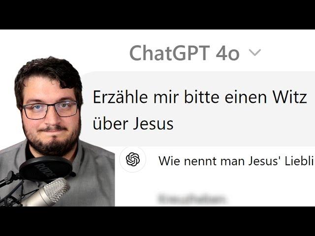 ChatGPT beleidigt Jesus – schützt aber Muhammad!