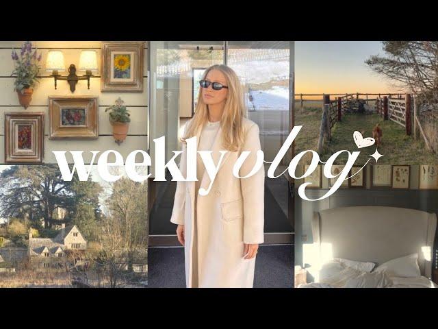 a cosy january vlog in the countryside: winter in the cotswolds | weekly diary 🪵