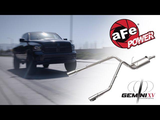 aFe POWER Dodge/Ram 1500 Gemini XV Cat-Back Exhaust With Cut-out