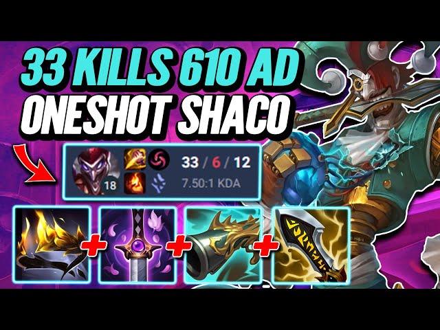 87 Hubris Stacks One Auto Oneshot Shaco - S14 Plat [League of Legends] Full Gameplay -Infernal Shaco