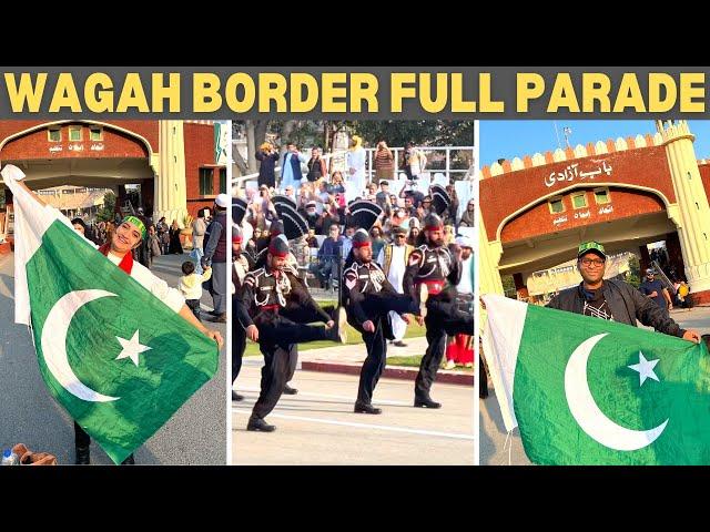 WAGAH BORDER PARADE 2022 FULL HD | We travelled from Lahore to Wagah for ceremony