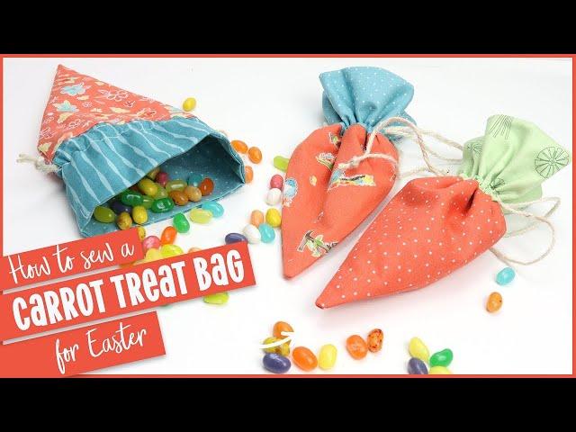  How to sew a carrot treat bag for Easter