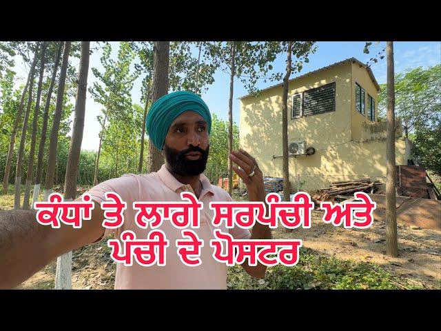 ਕੰਧਾਂ ਤੇ ਲਾਗੇ ਸਰਪੰਚੀ ਅਤੇ ਪੰਚੀ ਦੇ ਪੋਸਟਰ | Election Fever in the Village