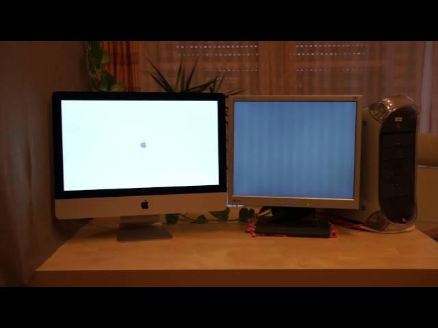 Apple iMac vs PowerMac G4 Boot up