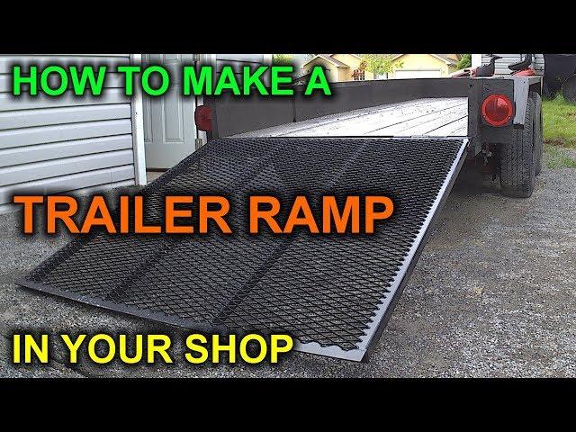 How to Build a DIY Trailer Ramp for under $50 bucks