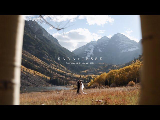 Emotional Vows Under The Maroon Bells {Colorado Wedding Video} // Sara and Jesse