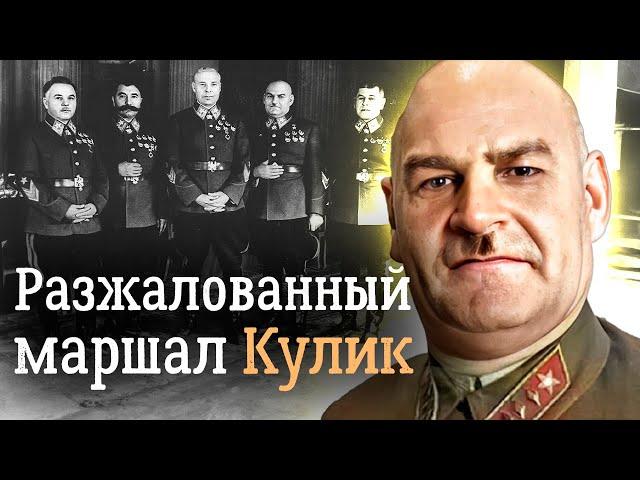 Худший маршал СССР | Настоящая причина расстрела Григория Кулика