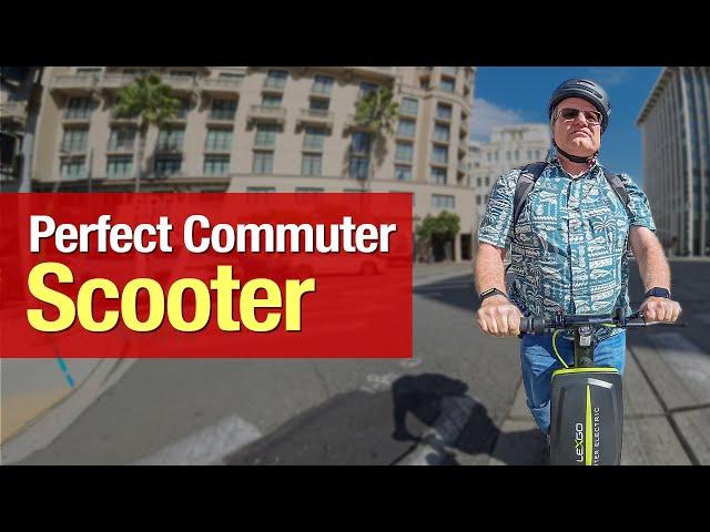 Commute in Style: Lexgo L10 Scooter & Smart Helmet with Built-in Calls!