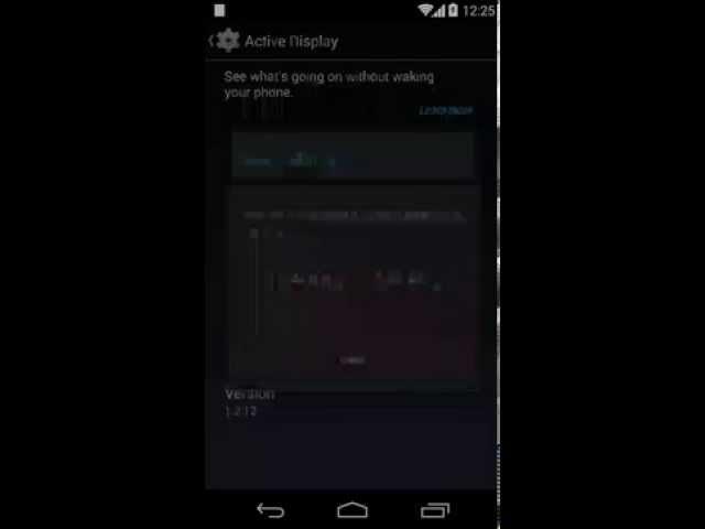 Moto X - Enable Active Display