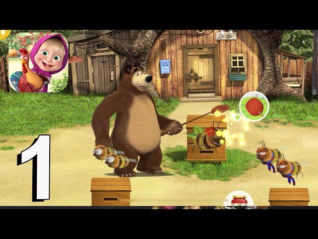 Masha and the Bear: Farm Games - Gameplay Walkthrough part 1(iOS,Android)