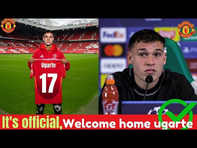 UGARTE ARRIVES AT OLD TRAFFORD: PSG AND MAN UNITED SEAL LOAN DEAL