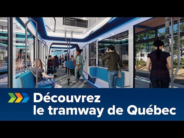 Découvrez le tramway de Québec