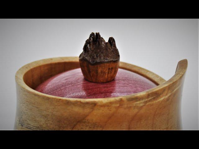 Woodturning - Maple Lidded Vessel