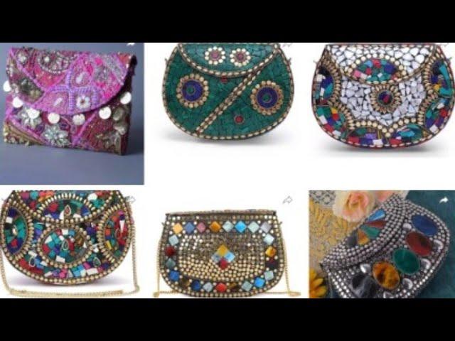 Latest Handicraft Purse Design || New Multi Color Purse  For Womens And Girls