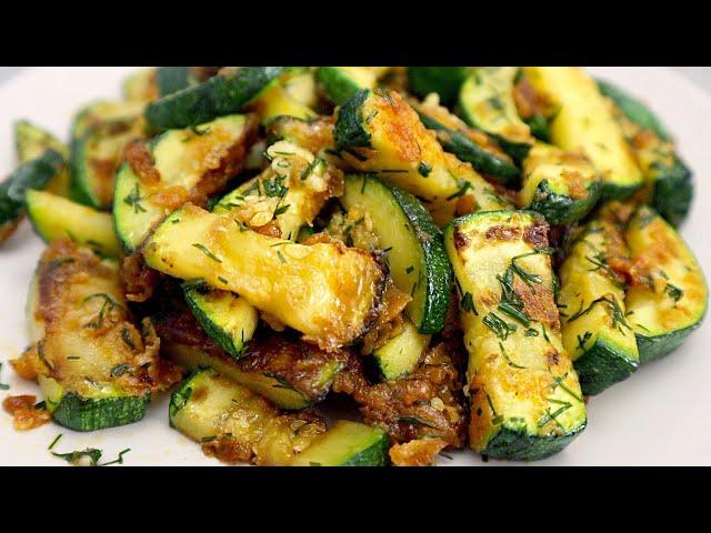 I've never eaten such delicious zucchini! Easy and quick to prepare!