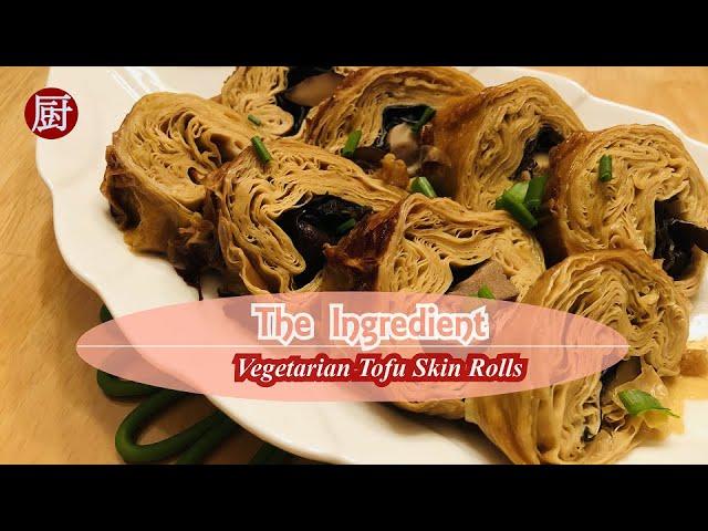 Vegetarian Tofu Skin Rolls (素鹅) – Vegetarian Goose, Simple Recipe