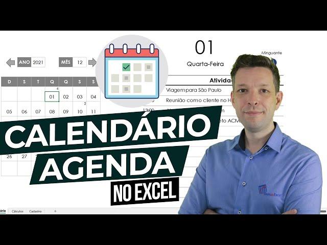 Planilha Calendário Agenda Excel