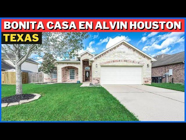 SE VENDE LINDA CASA DE 4 HABITACIONES  EN ALVIN TEXAS