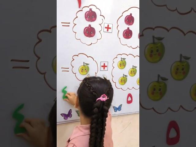 جانب من دورة الرياضيات في معهد الأمل للست فوزية