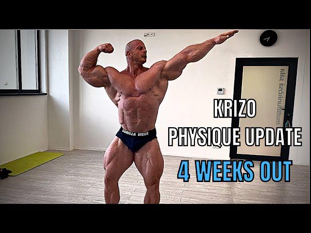 Krizo Physique Update & Posing - 4 Weeks Out