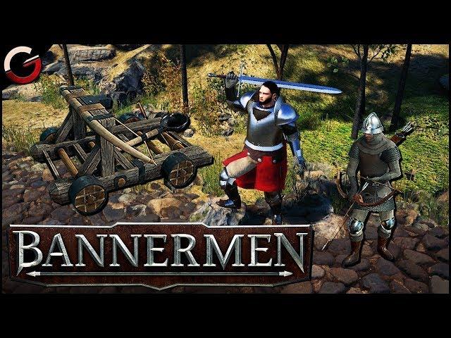 MEDIEVAL REAL TIME STRATEGY GAME! Multiplayer Match 1vs1 | Bannermen Gameplay