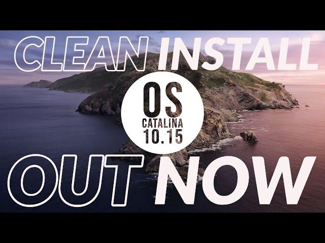 CLEAN INSTALL Mac OS Catalina 10.15 GUIDE! 4K