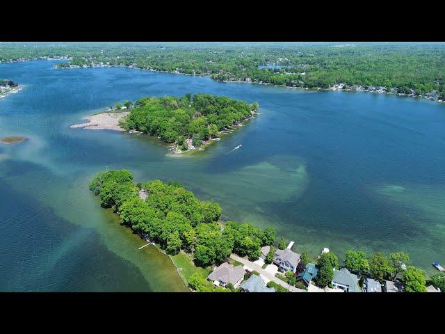 Environments: Lake Fenton, Case Island, Crane Cove, etc.: Drone Footage (Michigan)