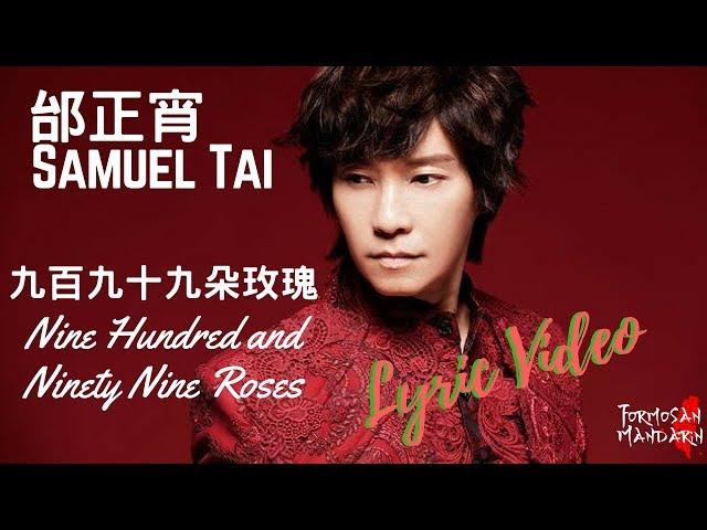 九百九拾九朵玫瑰 999 Roses - 邰正宵 Samuel Tai ( Chinese / Pinyin / English Lyrics 歌詞 )