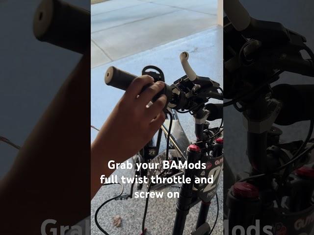 Full Twist Throttle Installation