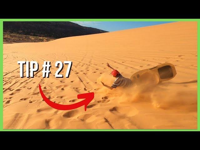 How to Sand Sled | Top Tips from Coral Pink Sand Dunes State Park