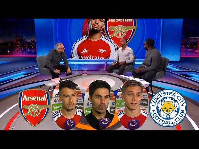 MOTD Arsenal vs Leicester 4-2 Win In The Last Minute | Mikel Arteta, Trossard & Martinelli Interview