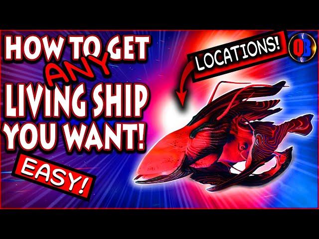 No Man's Sky How To Get Any Living Ship Using Glyphs & Coordinates Easy | Living Ships Locations