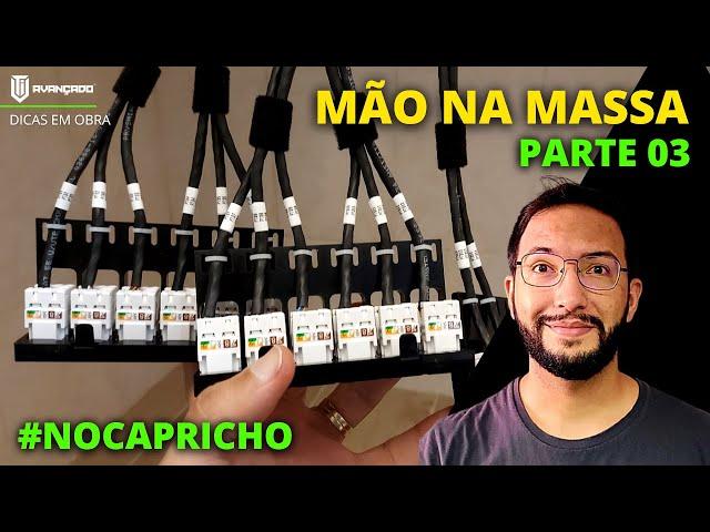 COMO MONTAR PATCH PANEL DESCARREGADO | PARTE 03 | CABEAMENTO ESTRUTURADO