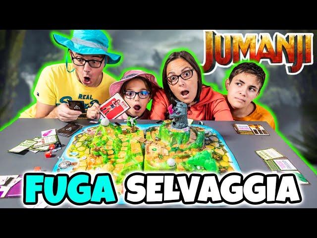 JUMANJI FUGA SELVAGGIA Gioco da Tavolo Gigante