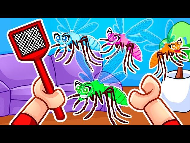 Mosquitoes Vs Humans In Roblox With MY CRAZY FAN GIRLS...