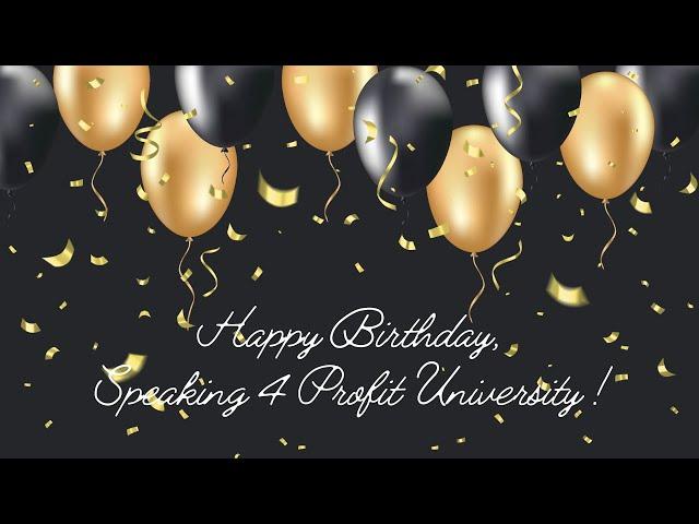 Inflate to Elevation: Speaking 4 Profit University 3rd Birthday Celebration