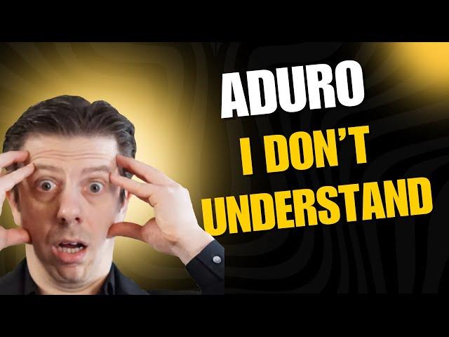 I Just Do Not Understand Aduro Clean Technologies @stockhunter-1