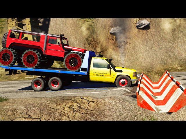 Cars vs Upside Down Speed Bumps #45 | BeamNG.DRIVE