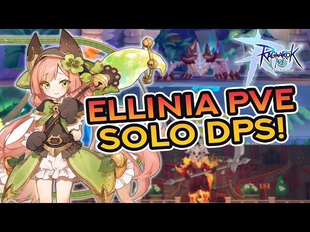 Trying ELLINIA Solo DPS! Can She Solo Clear PVE Instances?