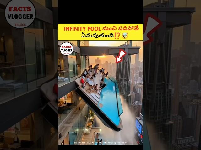 What Happened If We Fall From Infinity Pool ⁉️| intresting facts in telugu|#telugu #telugufacts